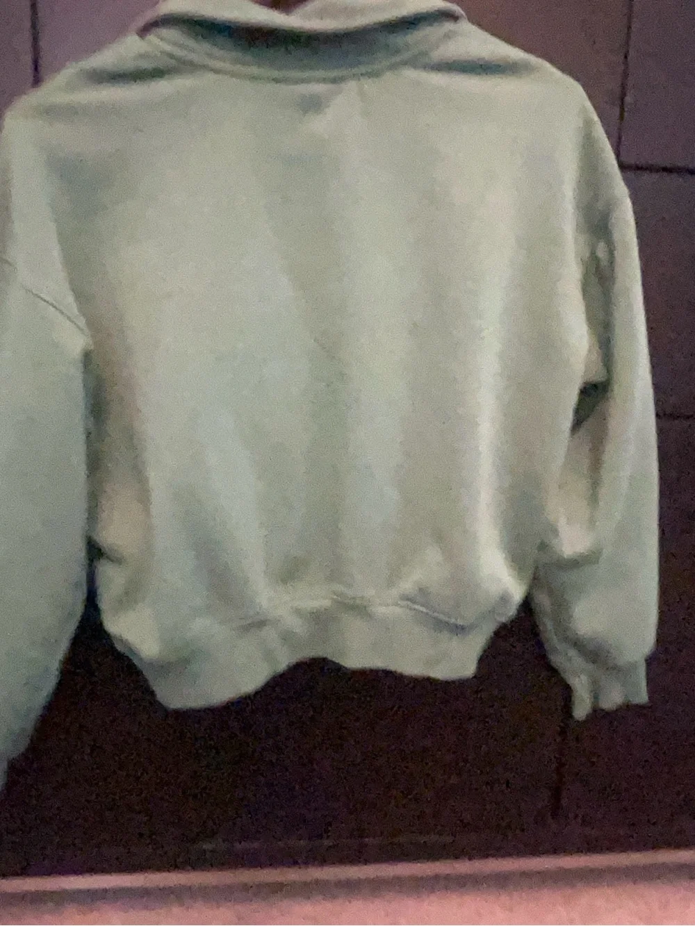 Old Navy Green Quarter-Zip Pullover with Crest Accent